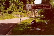 Parc Naturel Rgional du Haut-Jura (staat op het bord)