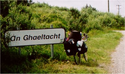 Gaeltacht gebied, waar nog Gaelic wordt gesproken